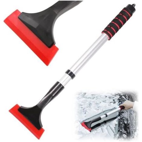 Grattoir à Glace pour Voiture,Grattoir à Neige,Avec Manche Antidérapant,Grattoirs à Neige et Glace pare Brise De Voiture et Fenêtre (1/4)