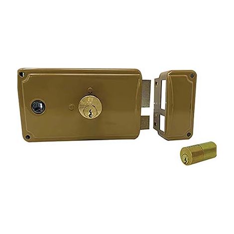 SERRATURA LEGNO APPLICARE P33 FACCHINETTI  C.FISSO M3+SCR+Q8 SX E.MM 60