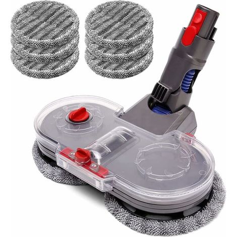 Tête de Balai Electrique pour Dyson V15 V11 V10 V8 V7 Avec Réservoir d'eau Intégré, LED Lumière, Vadrouille Lavable (1/5)