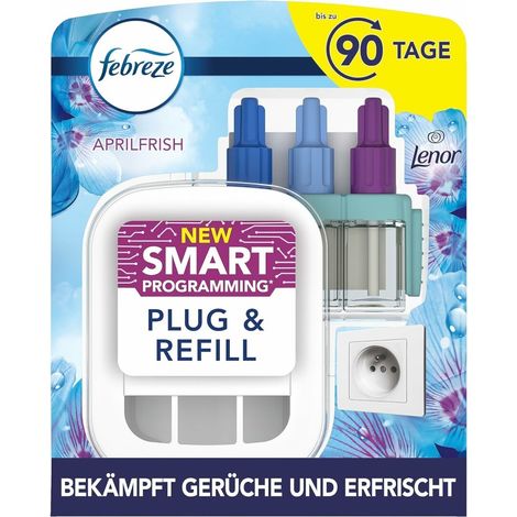 Febreze 3Volution Starterkit Lenor Aprilfrisch Duftstecker Starterkit, 20ml