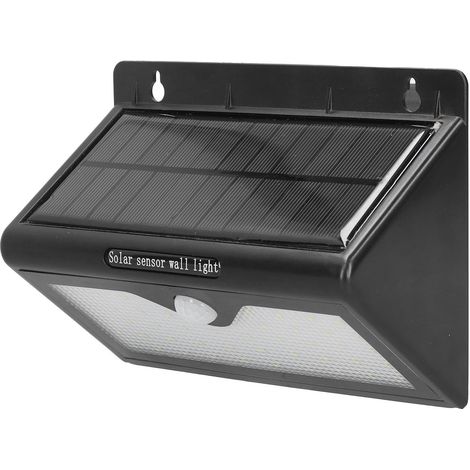 46-LED-Solar-Wandleuchte, dreieckiges Gehäuse, Infrarotsensor, wasserdicht, hell und langlebig, Straßenleuchte für Wände und Gärten (1/5)