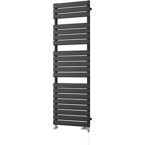 Typhoon - Black Dual Fuel Towel Rail H1564mm x W500mm Standard (1/3)