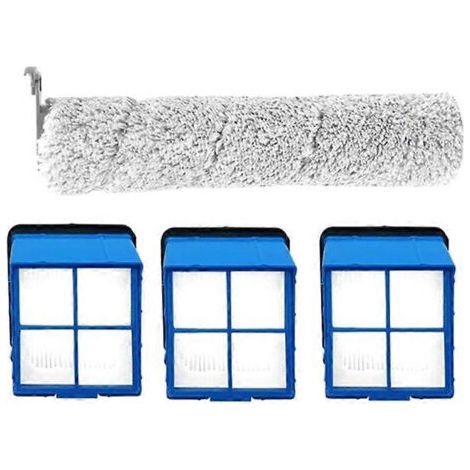 Lot de 4 filtres HEPA pour brosse rotative d'aspirateur Bissell CrossWave OmniForce 3882 - Pièces de rechange pour brosse rotative et filtre d'aspirateur