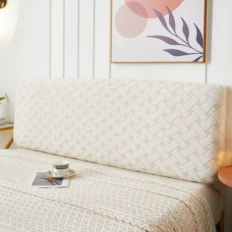 Gris 200cm(200-220) Housse De Tête De Lit Protecteur Housse De Tête De Lit Solide Conception Tête De Lit Housse De Tête De Lit Lavable Amovible Chambre (1/4)