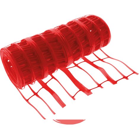 Janoplast – Grillage avertisseur 25m Ø30cm – Résistant aux intempéries – Couleur rouge pour signalisation chantier – Sécurité optimale (1/5)