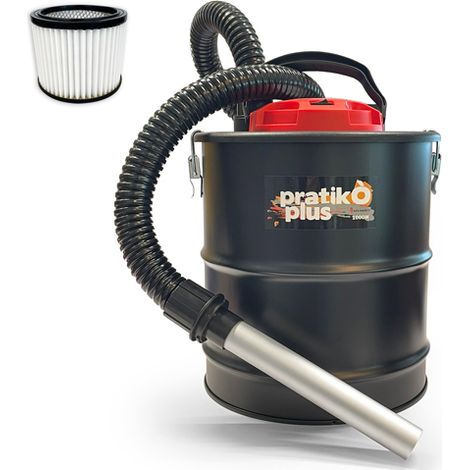 Aspiracenere elettrico Pratikò Plus da 1000 W per stufa a pellet Aspiracenere e sacchetto (1/5)
