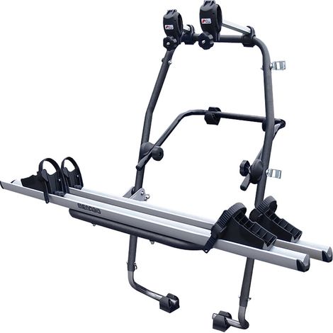 Porte-vélos sur hayon pour 2 vélos – Charge maximale 30 kg – Empattement max 1,21 m – Vélos avec pneus jusqu'à 3" – Menabo