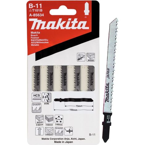 MAKITA A-85634 (pkt of 5) Clean for Wood 100mm