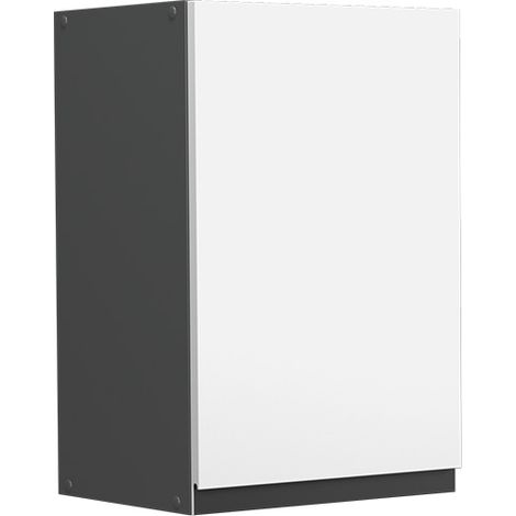Armario colgante R-Line, Blanco, 40 cm Forma de J, Vicco