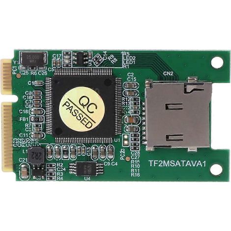 Adapter Micro Card zu Mini PCI-E mSATA SSD Solid State Drive Adapter Konverter