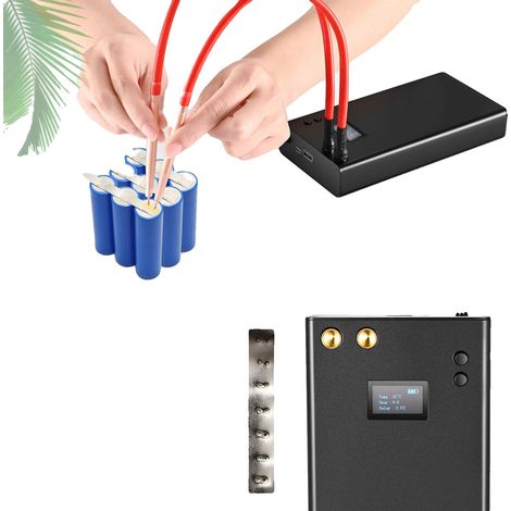 Punktschweißgerät, LCD-Bildschirm, 70 einstellbare Geschwindigkeiten, Schwarz (1/5)
