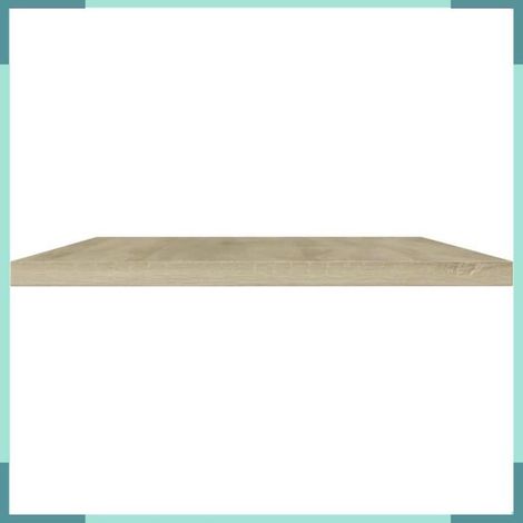 Panneaux bibliothèque - 805384 - Chêne sonoma - 100 x 20 x 1,5 cm - Aggloméré (1/4)