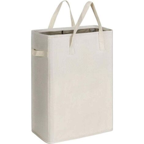 Panier à linge fin pliable 39 x 19 x 60 cm – Tissu Oxford 600D imperméable – Conception maillage stable – Poignée de transport (1/5)