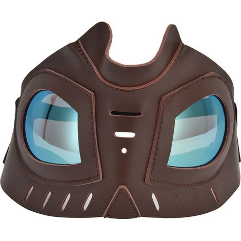 Lunettes de soleil anti-éblouissement pour chien, masque facial avec motif tête de chien, accessoires extérieurs pour animal, protection neige et lumière.