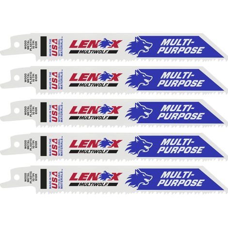 Lenox 20562610R Lame de scie sabre BIM pour applications universelles 152 x 19 x 0,9 mm Longueur lame de scie 152 mm 5 (1/3)