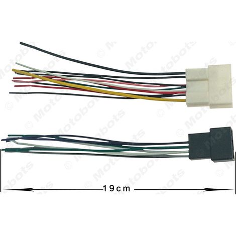 Compatible with 2018 Toyota Camry and 2019 Toyota Avalon car audio upgrade cable, original car CD/DVD connection female connector (1/4)