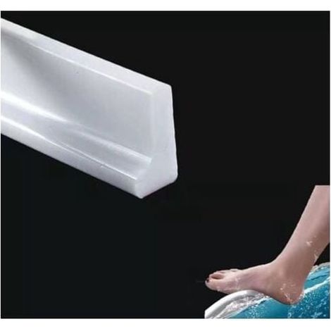Barrière d'eau pour sols de zones humides, en forme de L, 3 cm de hauteur (1/5)