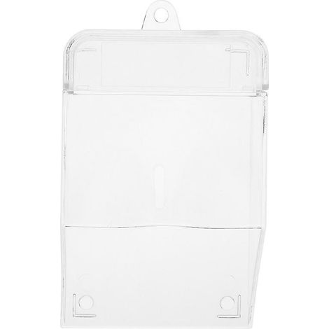 1 Stück transparente, regenfeste Türklingelabdeckung (1/3)