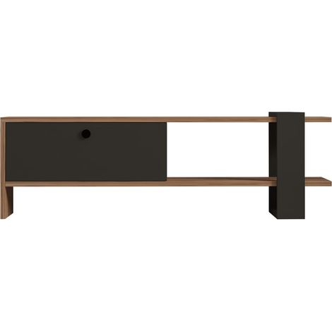 Meuble TV mobile avec étagères et compartiment de rangement Ova (1/5)