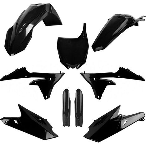 Kit di plastiche Polisport YZ YZF 250F 450F 14 18 17 Nero Resistente