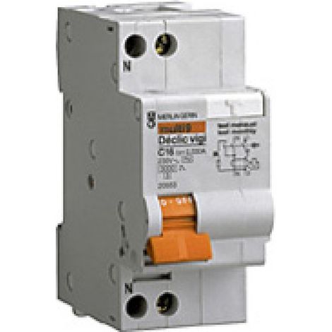 Merlin Gerin 20564 Multi 9-Click Vigi Single-Pole Residual Current Circuit Breaker + N-32A-C-Curve