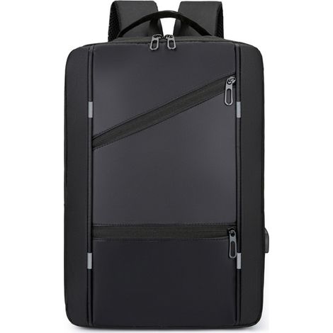 Sac à dos professionnel pour ordinateur portable 15,6 pouces - un sac pour ordinateur portable durable avec port USB (1/5)