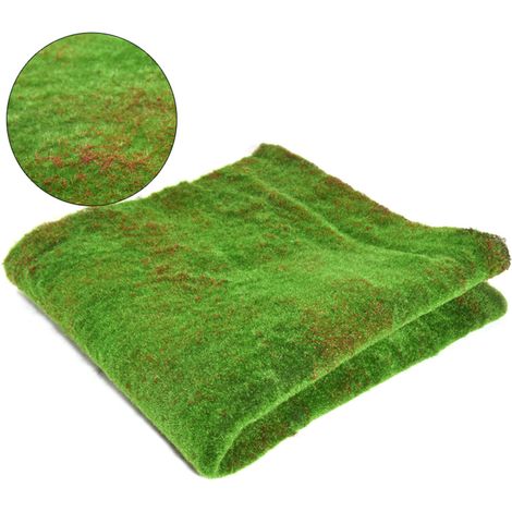Toivize-Tapis Herbe Artificielle 1x1m - Vert - Mousse Perle - Déco Jardin Mariage Extérieur Durable Imperméable Facile à Poser (1/5)
