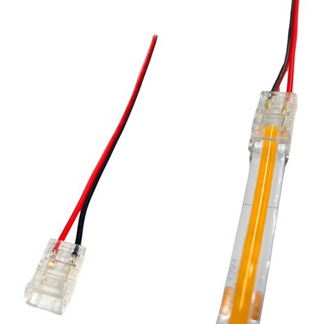 Einseitiger Stecker für 8-mm-COB-LED-Streifen mit Kabel (1/5)