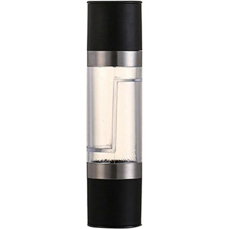 Moulin à poivre manuel Dealovy à double tête, en acier inoxydable, facile à nettoyer et réutilisable, pour moudre le poivre. (1/5)