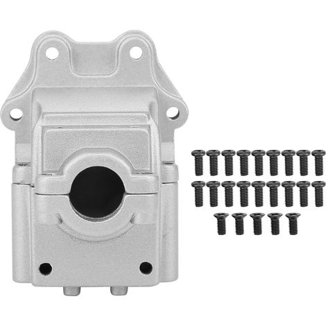 Couvercle de Boîte de Vitesses Supérieur et Inférieur pour WLtoys 144001 Voiture Télécommandée Argenté (1/5)