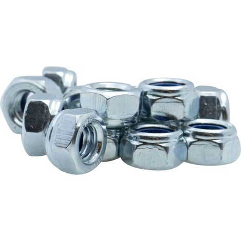Écrou frein zingué hexagonal Viswood Classe 6 Ø 8mm (lot de 15 écrous)