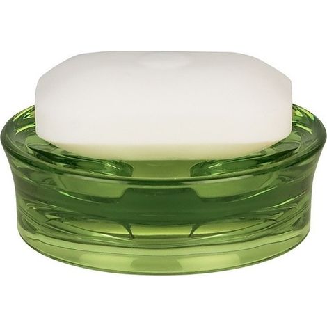Porte savon Acrylique MAX LIGHT Vert Olive Spirella (1/2)