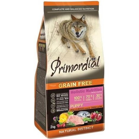 Primordial Dog Grain Free Puppy Pollo e Pesce di Mare - Sacco 12 Kg -