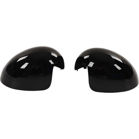 Zweiteilige, glänzend schwarze Außenspiegelkappen, links und rechts, Ersatz für Cooper R55 R56 R57 R58 R59 R60 R61 (1/4)