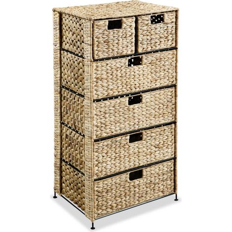 Unité de rangement avec 6 paniers 47 x 37x100 Jacinthe d'eau