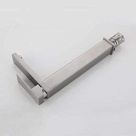 Faucet mixer faucet of washbasin mounted on counter in brass for hot water and cold (color : silver) (1/3)