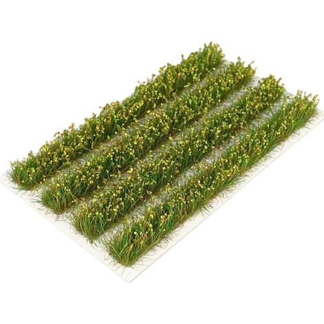 1 boîte Herbe modelisme,Arbre Miniature,Herbe Maquette,Modèle Arbres Gazon Lichen pour Feuillage, Touffe d'herbe Statique Herbe Artificielle Modèle, Artificielles Mousse (1/4)