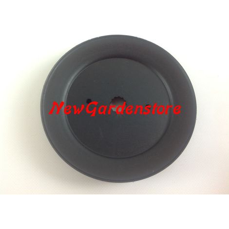 Polea guía de la hoja de sierra acoplada al eje de la segadora AYP198145 130073