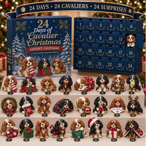 Snoopy-Adventskalender mit Figuren – Weihnachtliche Überraschungsbox – Klassisches Weihnachtsdesign – 3D