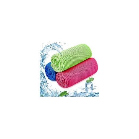 Kühlhandtuch – Mikrofaser – 30 x 90 cm – Für Outdoor-Sportarten, Fitnessstudio, Yoga, Radfahren, Wandern, Golf, Camping – 4er-Pack (1/5)
