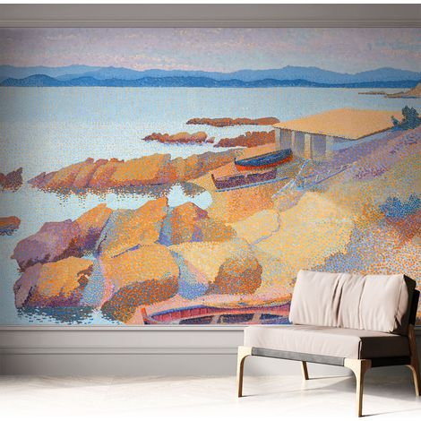 Carta da parati adesiva - lavabile - decorazione murale - per cucina - pellicola decorativa Viste marine 312x219 cm (1/5)