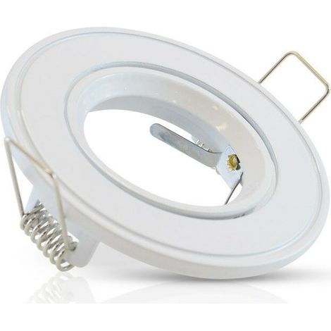 Support plafond Rond Orientable Blanc Ø85 mm MIIDEX VISION-EL 7702 - Support plafond Rond Orientable Blanc Ø85 mm MIIDEX VISION-EL 7702 (1/4)