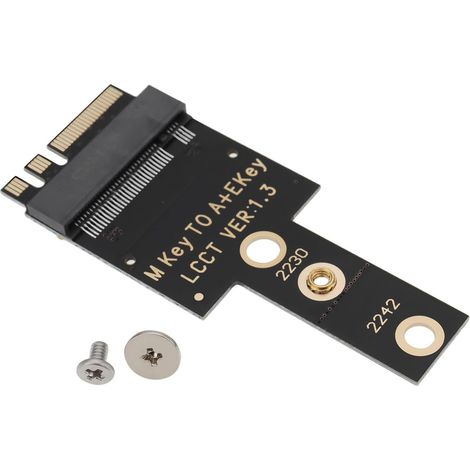 1 Adaptateur M.2, Convertisseur Clé A+E vers Clé M, NVMe 2230, PCB Durable, Pour Ordinateur Portable Mini-PC