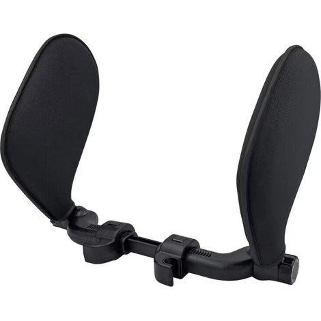 BRAVIX Oreiller d'appui-tête de voiture, conception réglable à 360 degrés, montable en forme de U sur l'oreiller de siège de voiture, soutien de la tête, du cou, appuie-tête de voyage, adapté aux enfa (1/5)