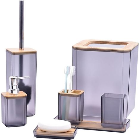 Toilettenartikel Set Kunststoff Set Toilettenbürste