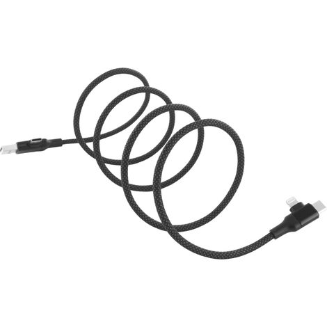 Câble Aimanté 4 En 1 - BE MIX - 60W - Blanc (1/2)