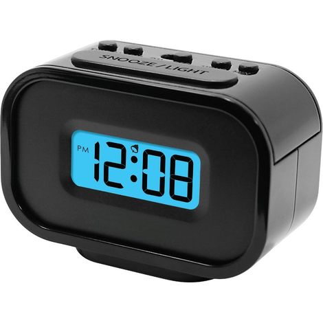 RELOJ DIGITAL C/ALARMA NEGRO (1/3)