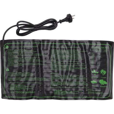 Tapis chauffant semis imperméable pour jardin horticulture, prise EU 220-240V (1/5)