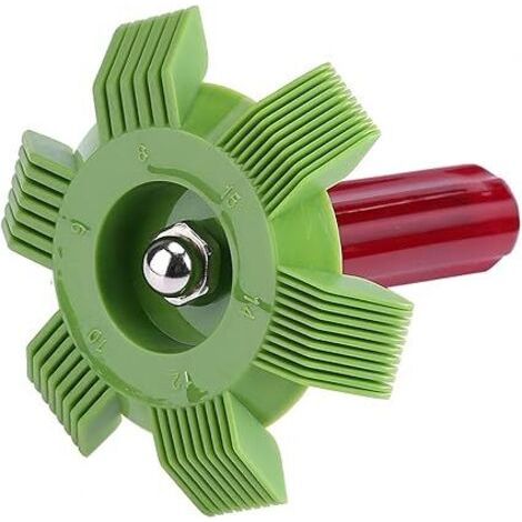 Peigne à ailettes de climatiseur, Nettoyeur de redresseur de radiateur, Outil de réparation ca de Brosse de Nettoyage d'aileron de condenseur, Peigne d'évaporateur de condenseur ca (1/5)