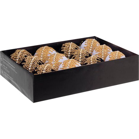 Palline di Natale in Vetro ZOEY assortite Ø8 cma